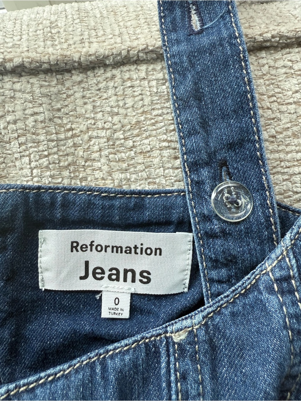 Reformation Amory Denim Midi Dress - Picture 7 of 8